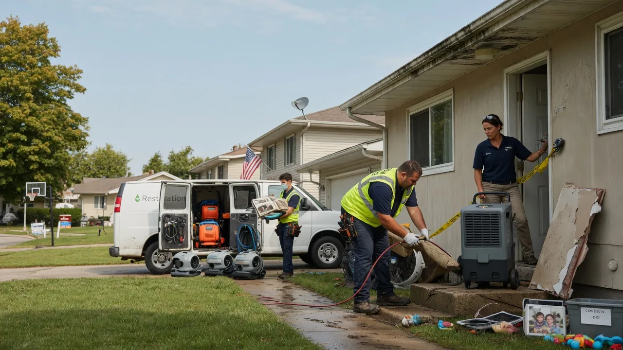 Water Damage Restoration in Metamora, IN near me
